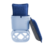 Eponge Lavable Grattante Bleue 4