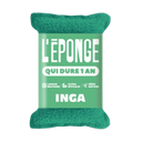 Groene krassende wasbare spons 0