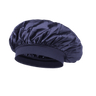 Midnight Blue Pure Silk Hair Bonnet 0