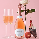 Alcoholvrije Mousserende Rosé Wijn 1