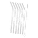 Kit 4 Pailles Inox courbées + 1 goupillon 0