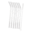 Kit 4 Pailles Inox courbées + 1 goupillon