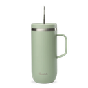 Tasse Isotherme Inox Anse Vert Tilleul 0