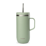 RVS Isothermische Beker met Lindegroen Handvat 0