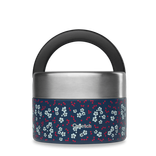 Boîte Repas Isotherme Inox Poignée Bleue 0