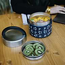 Boîte Repas Isotherme Inox Poignée Bleue 1