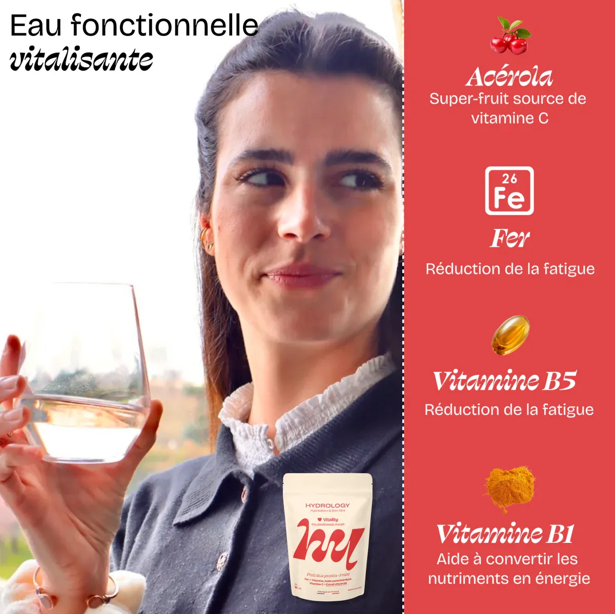 Functionele energiedrank passievrucht tablet