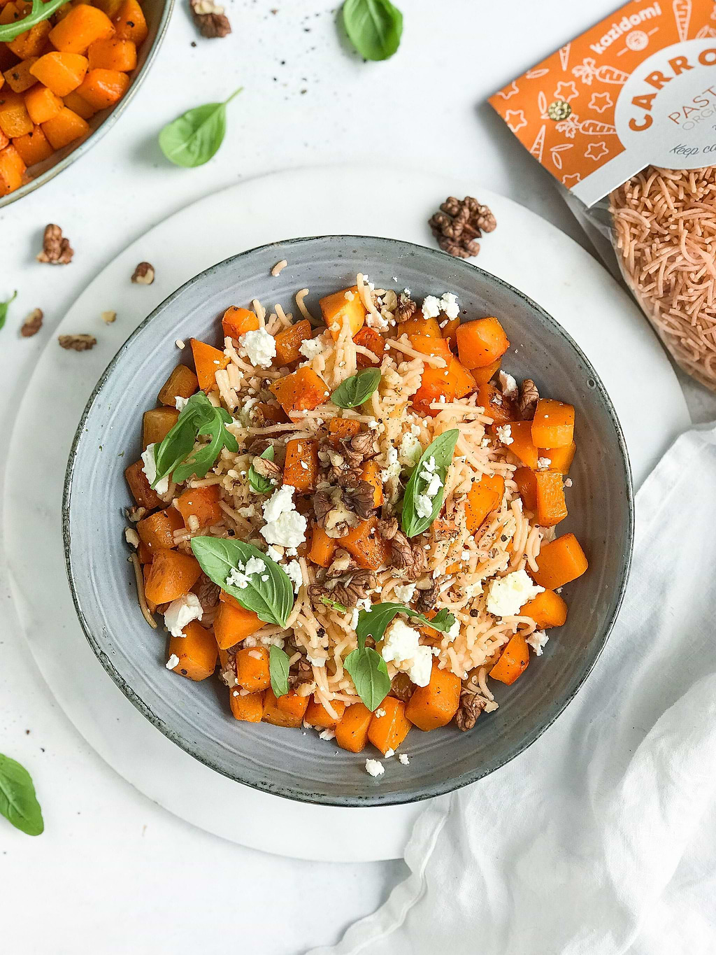Pasta met butternut