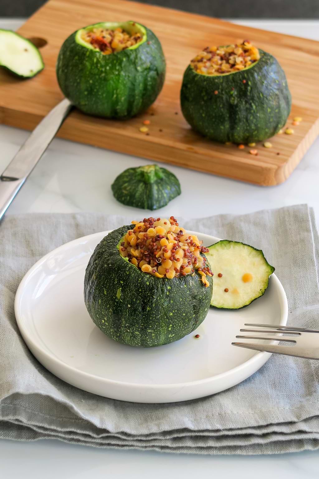 Gevulde courgettes