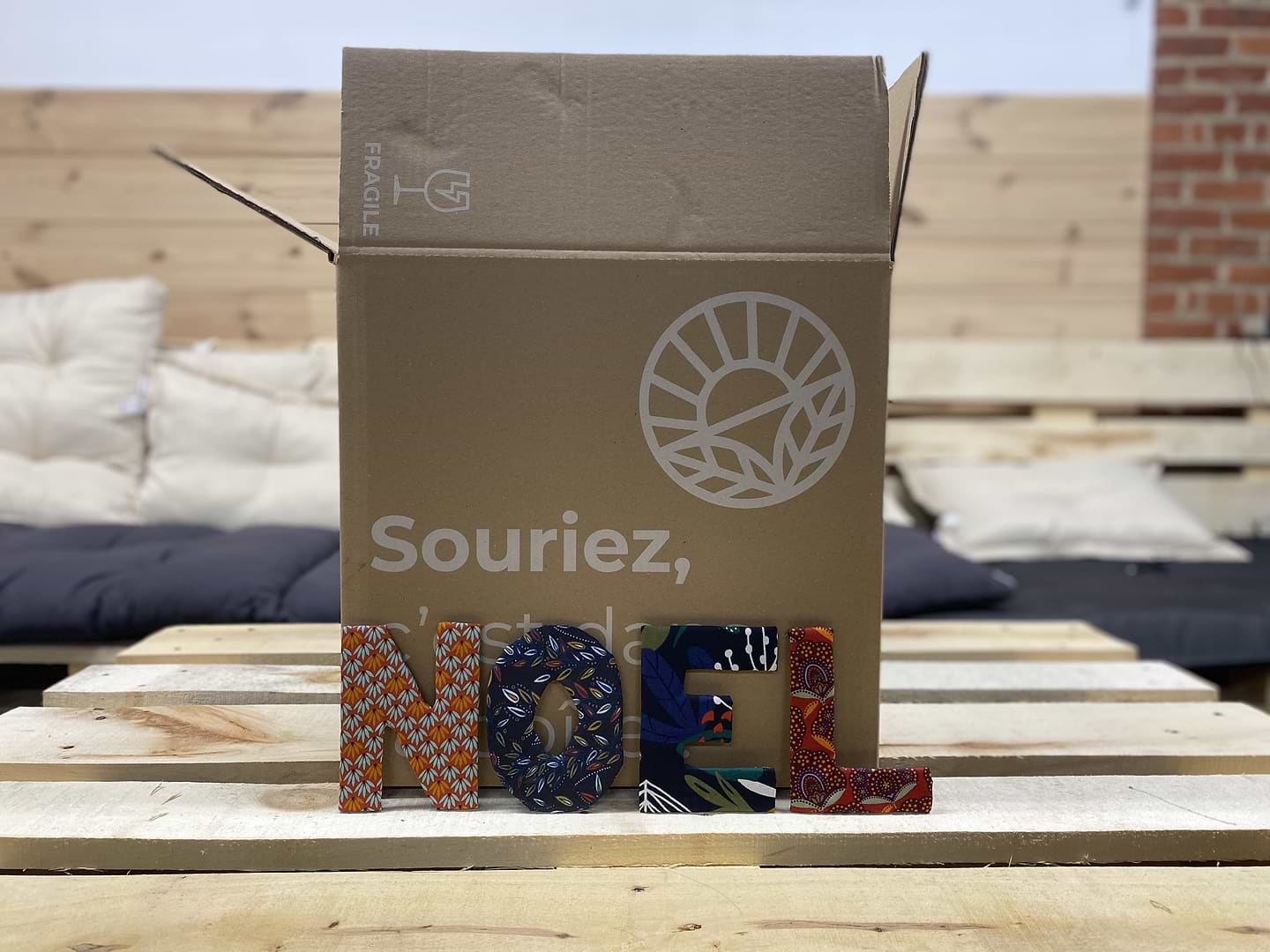 Faire des lettres en tissus avec son carton Kazidomi