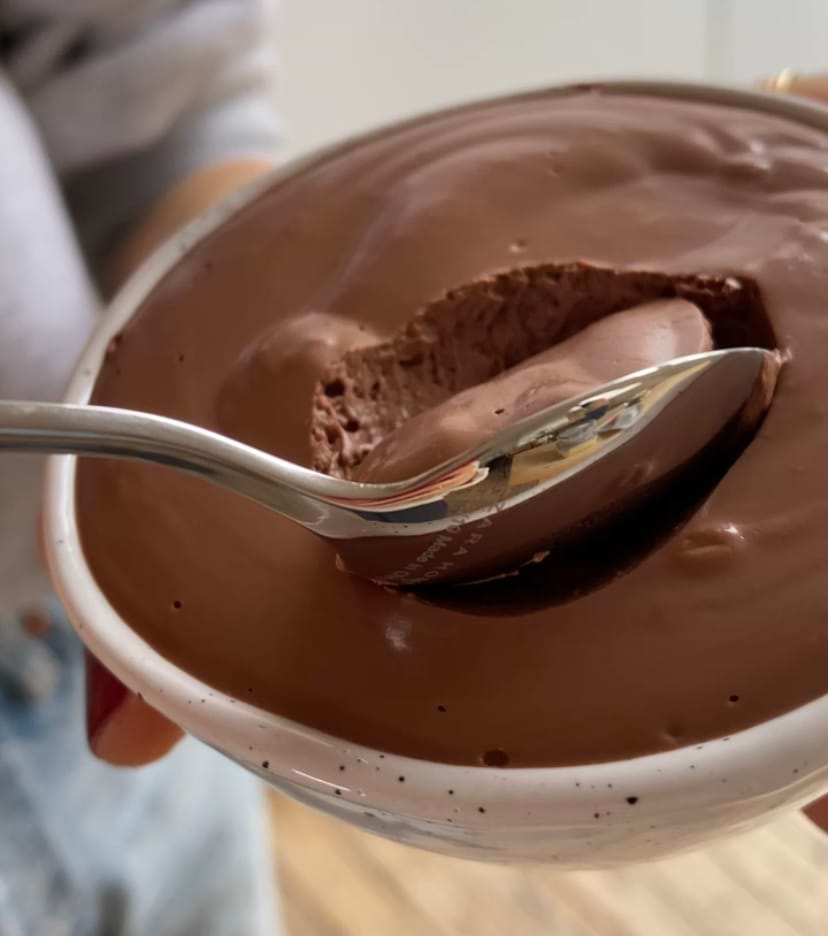 Mousse au chocolat vegan express