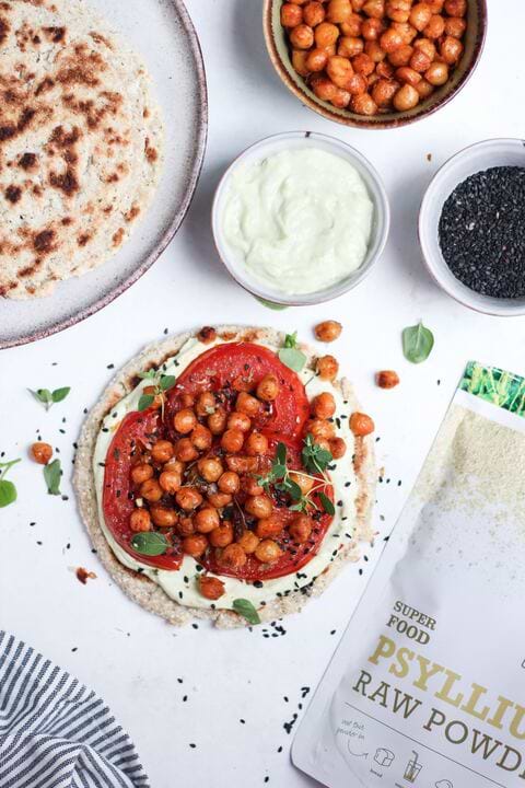 Naan bread au psyllium