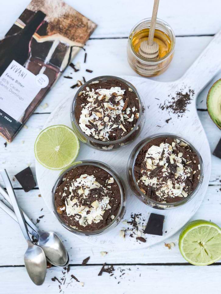 Mousse au chocolat vegan - Amande et avocat