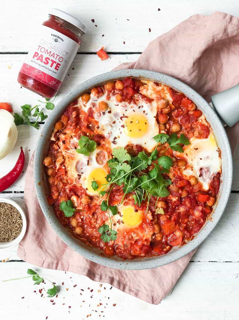 Shakshuka met tomaat