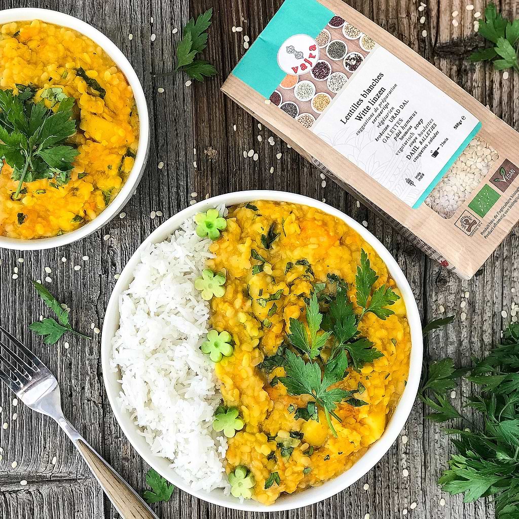 Dahl de lentilles blanches