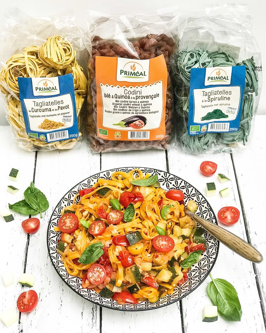 Recette de tagliatelles au curcuma et au pavot 