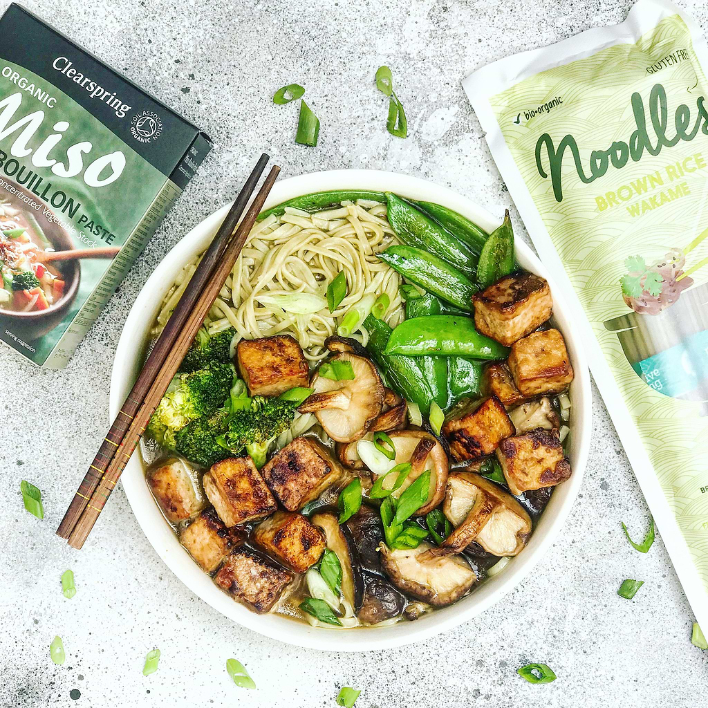 Ramen au miso et au tofu