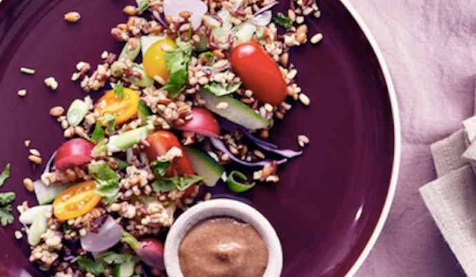 Vegi mix en avocado salade