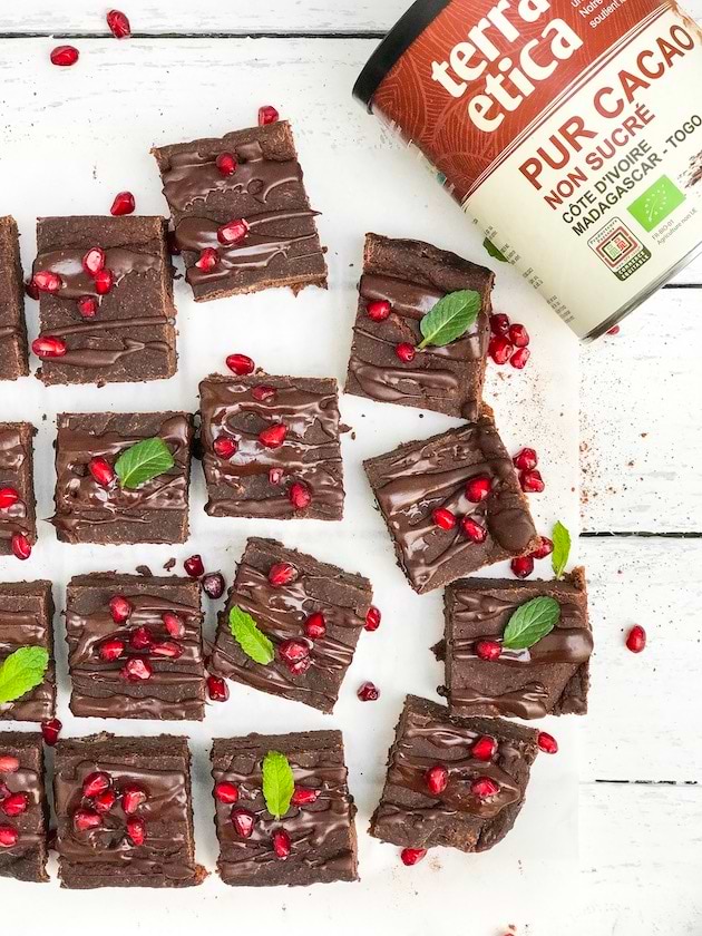 Brownie cacao betterave 