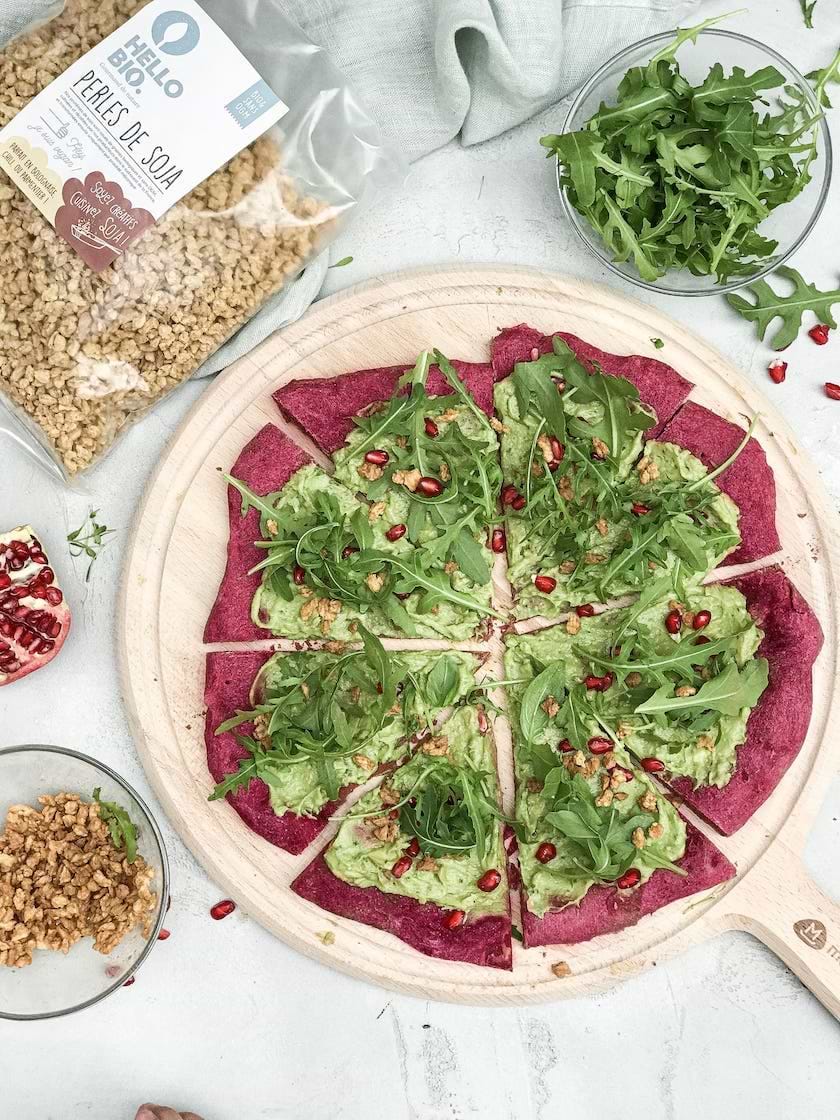 Pizza à la betterave