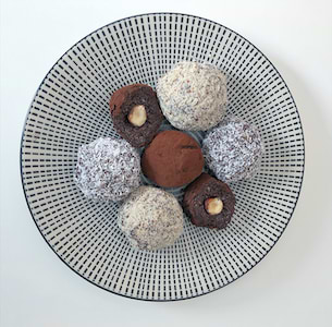 Vegan chocoladetruffels
