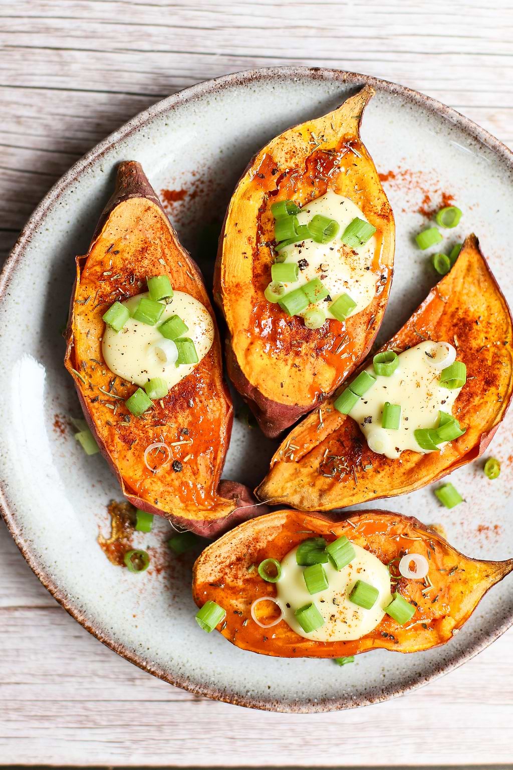 Patate douce grillée 