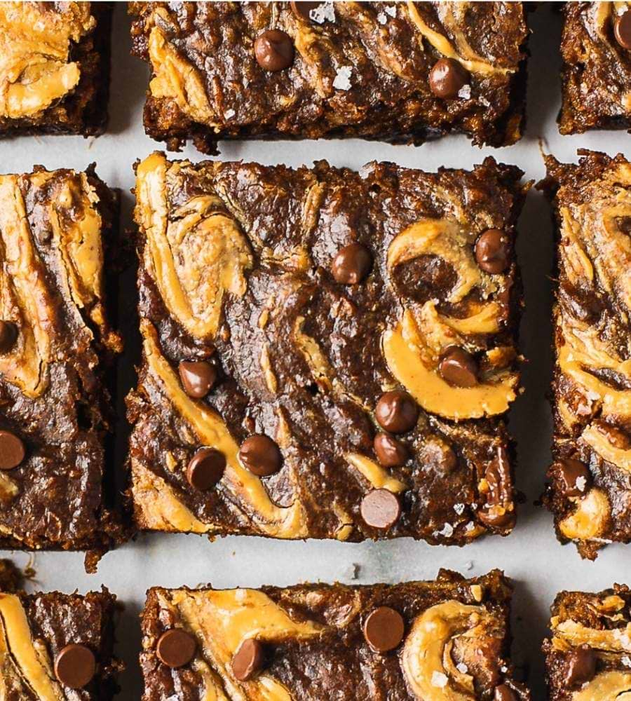 Paleo en glutenvrije brownie met zoete aardappelen