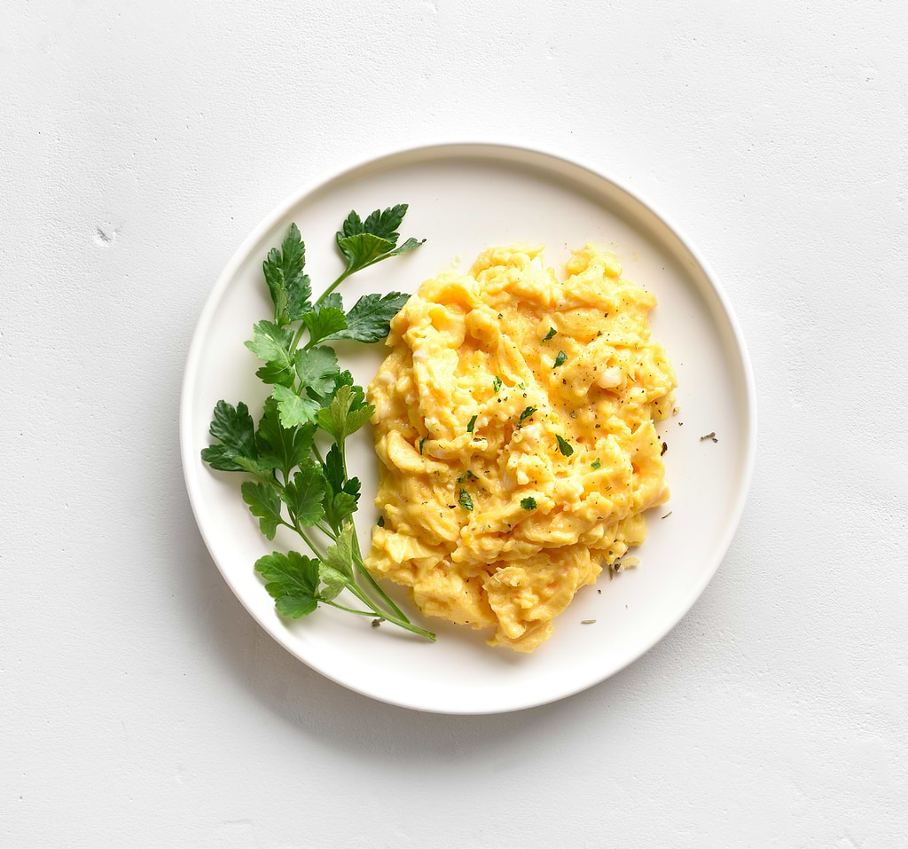 Oeufs brouillés vegan