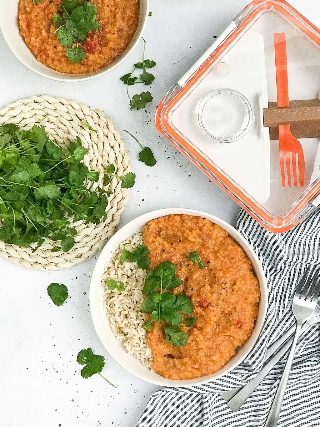 Dahl de lentilles de corail