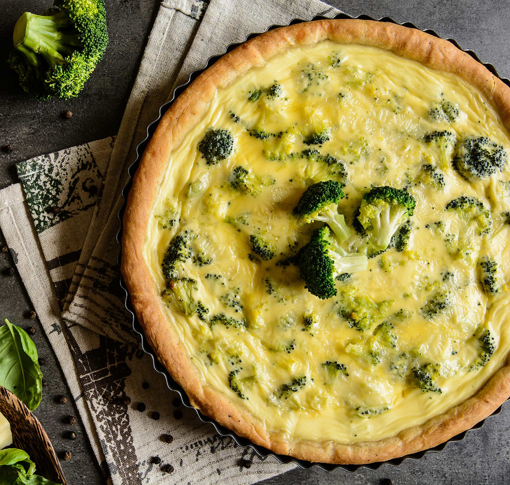 Healthylifemary x Kazidomi : quiche tofu et brocolis