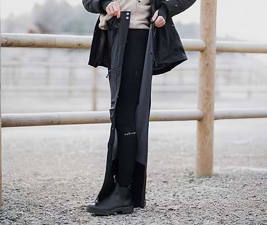 Slitstarka zip funktionsbyxor med ullfoder