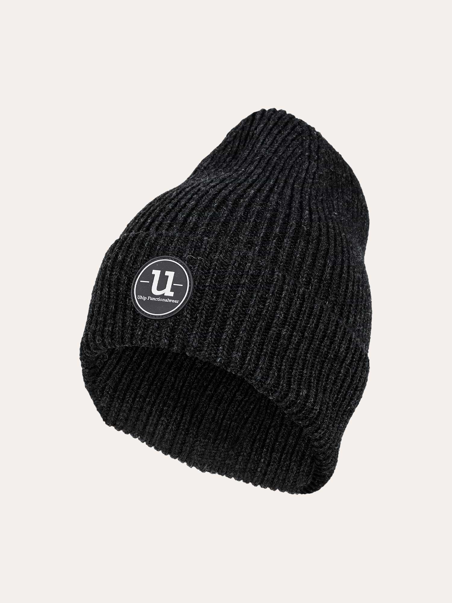 Wool Beanie Blue Graphite