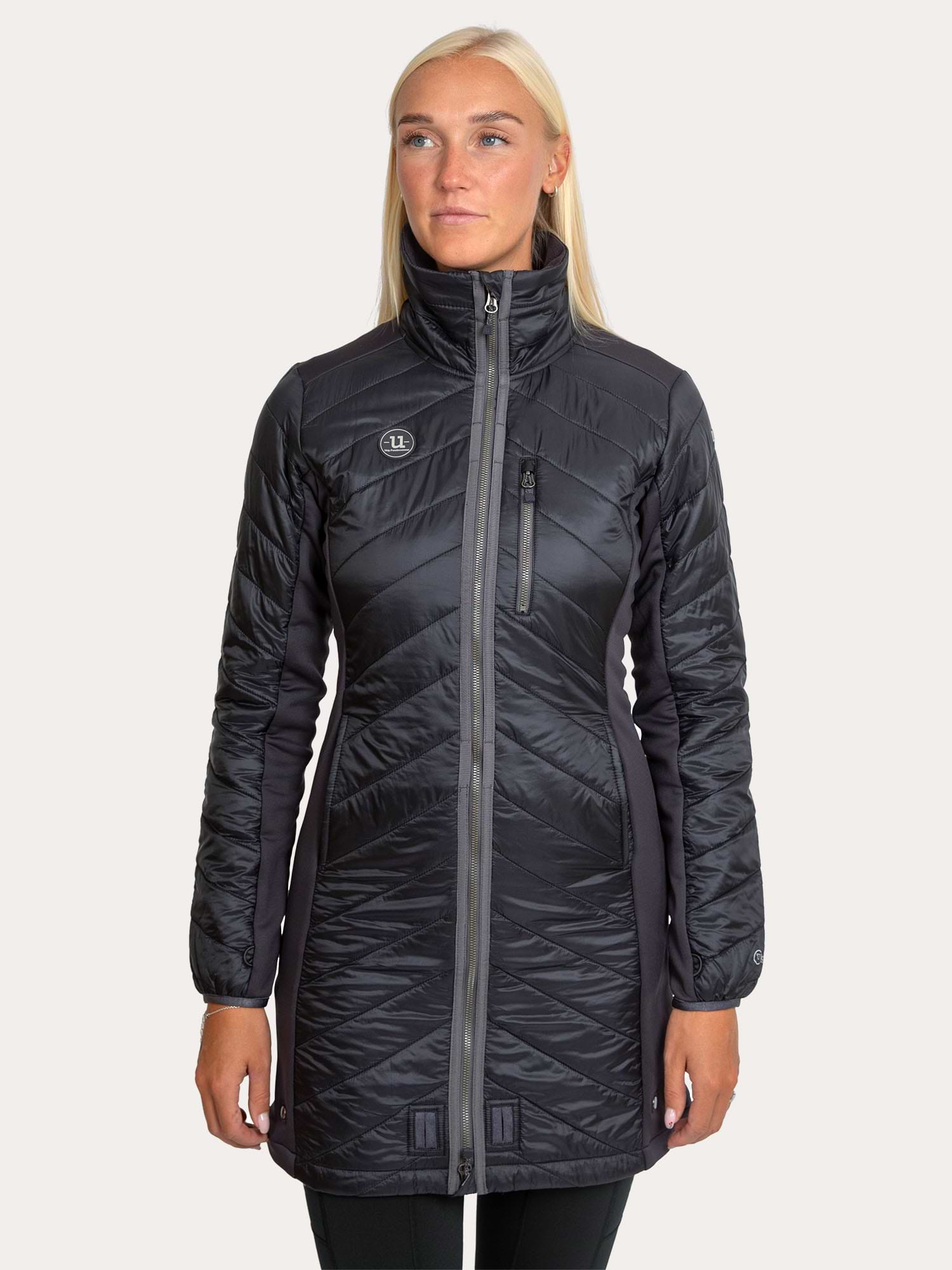 Wool Hybrid Liner Mid Coat 2.0 Blue Graphite