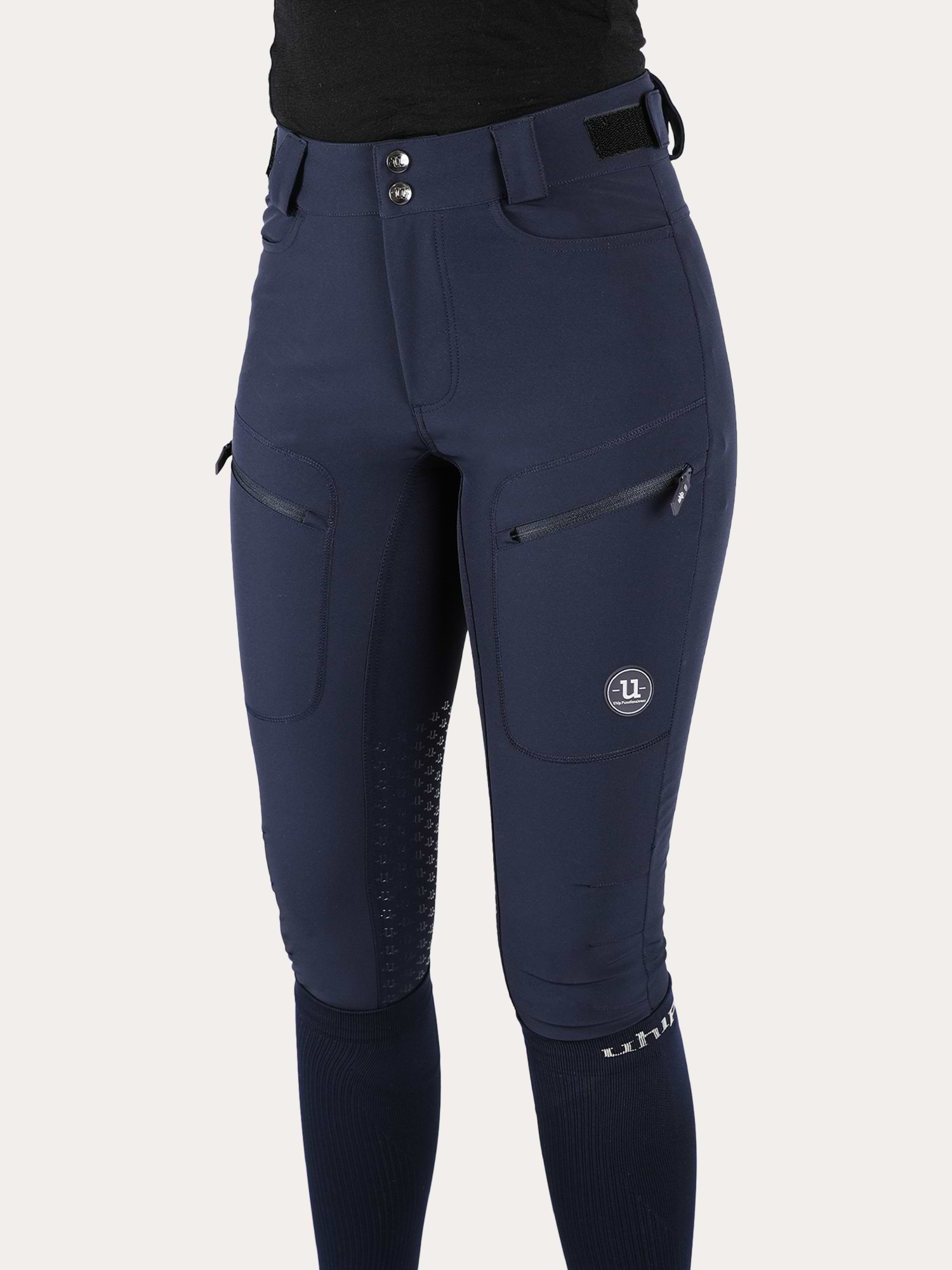 Woolblend Breeches 2.0 Half Grip Dark Navy