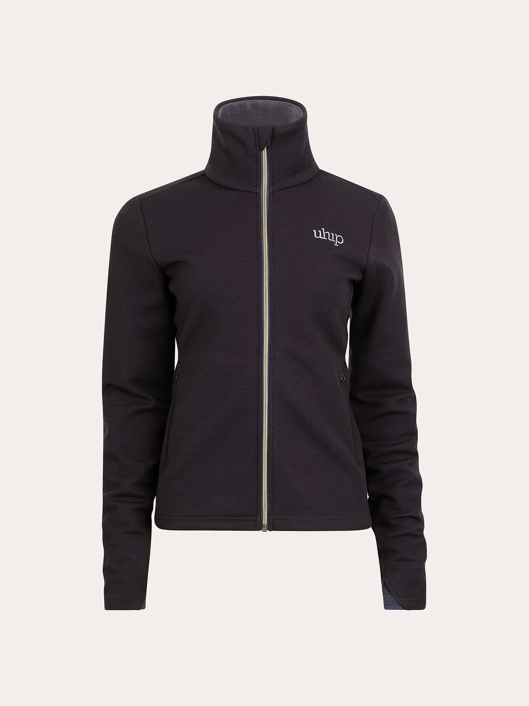 Woolblend Full Zip Chocolate Plum