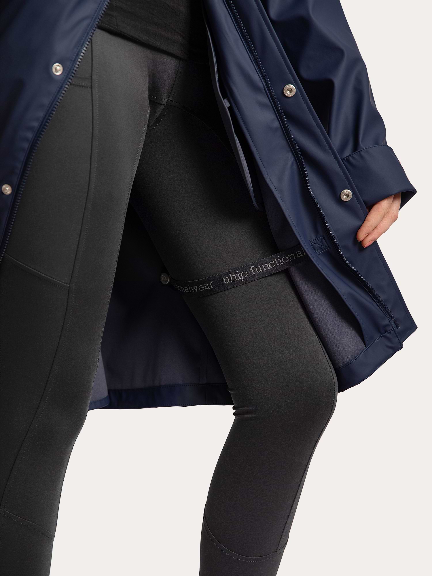 Winnie Mid Raincoat Navy