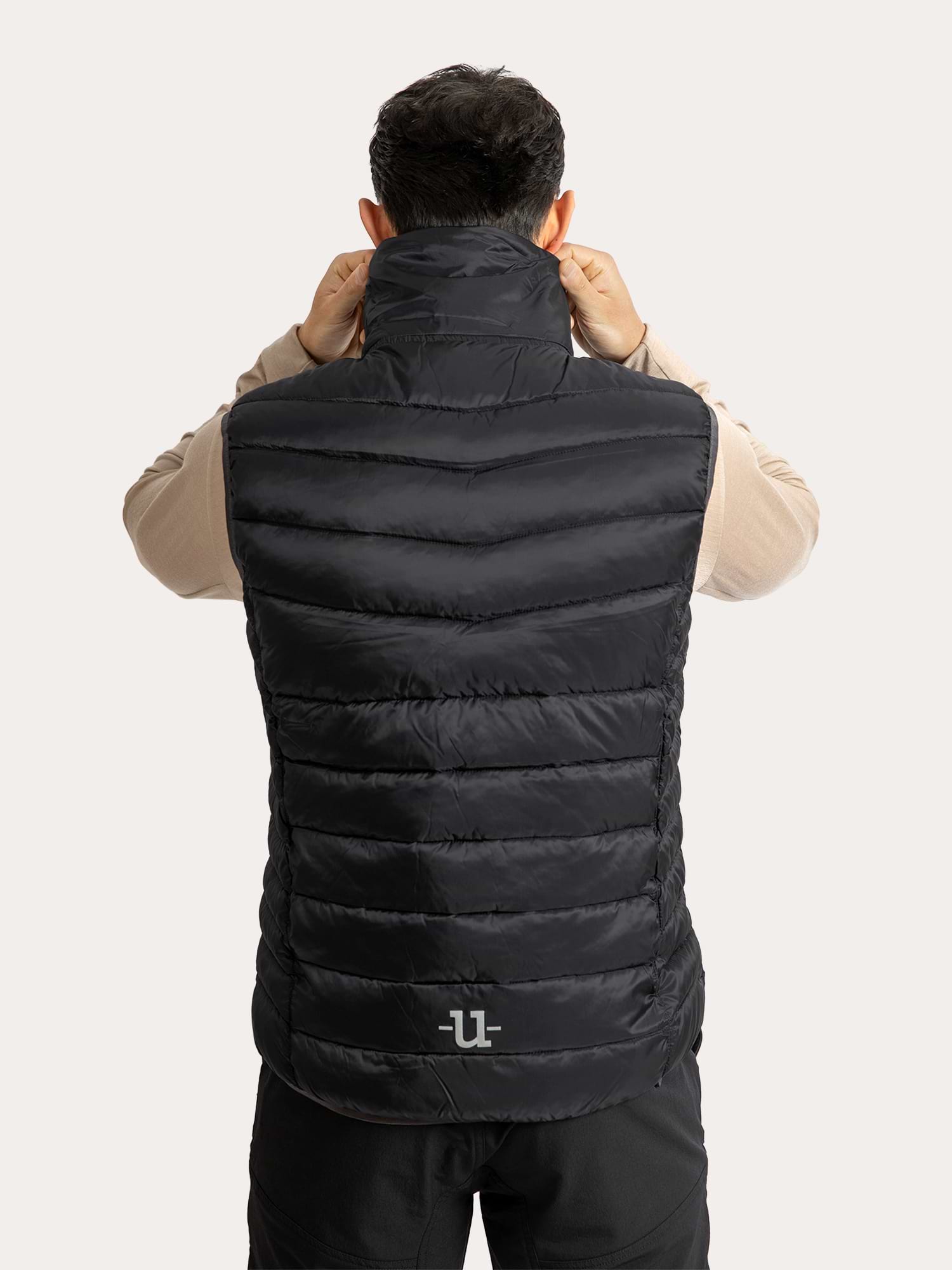 365 Men's Vest Jet Black