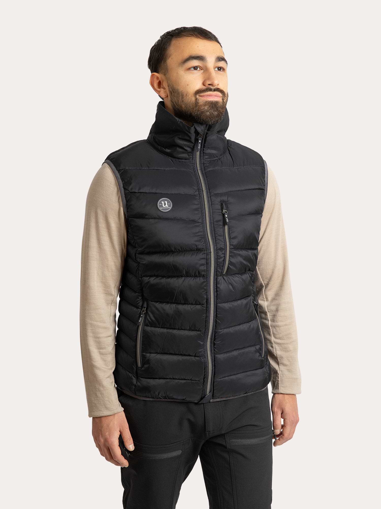 365 Men's Vest Jet Black