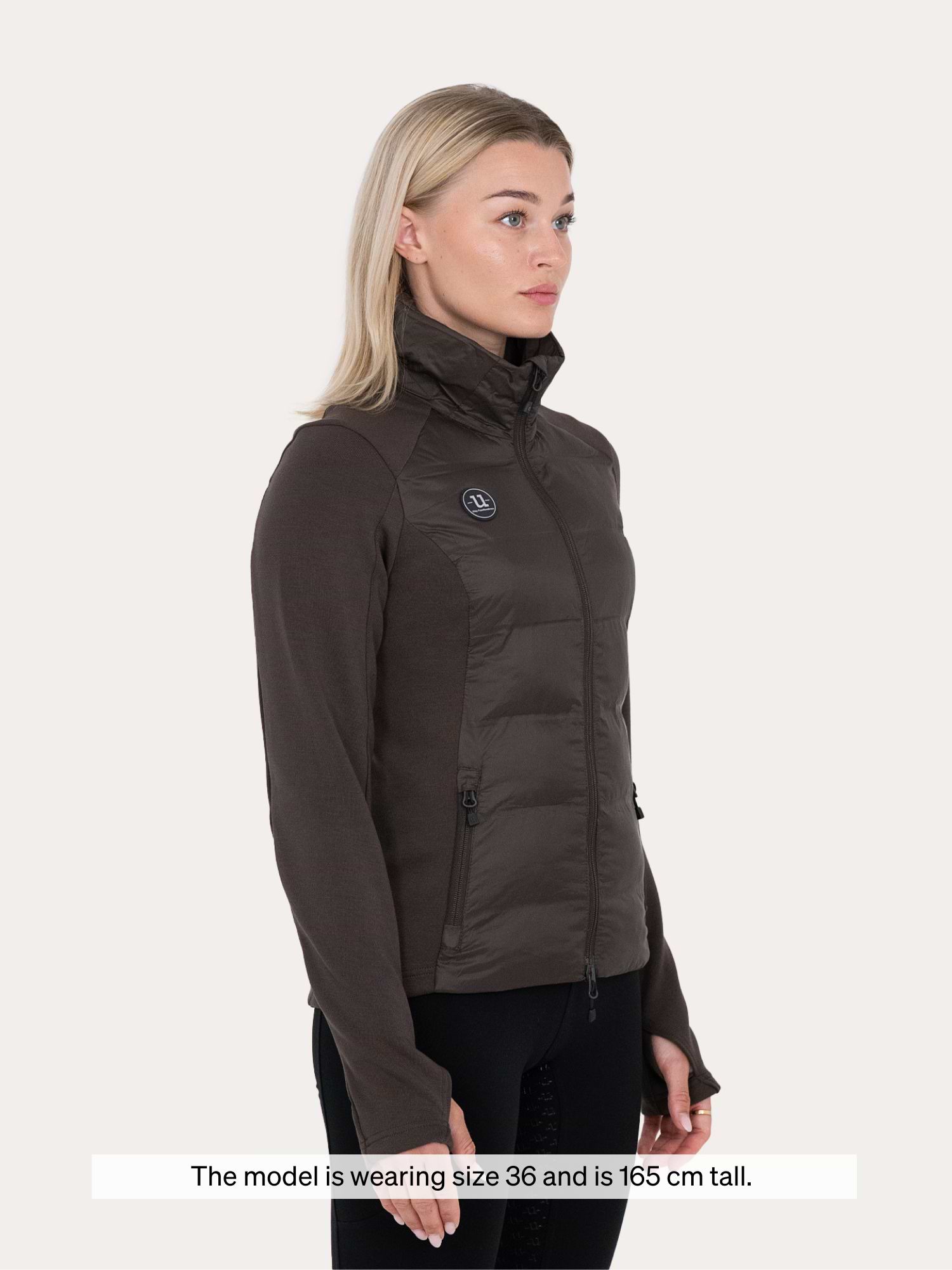 Everyday Hybrid Hoodie Ash Brown