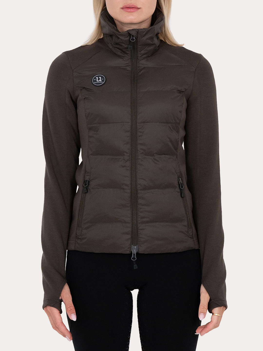 Everyday Hybrid Hoodie Ash Brown