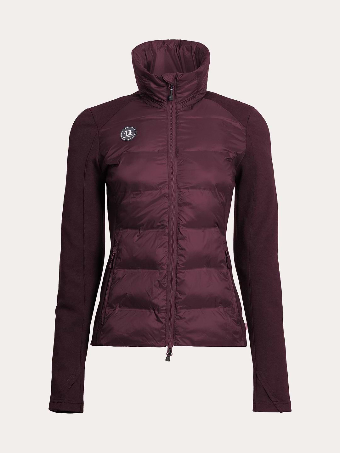 Everyday Hybrid Hoodie Fig Burgundy