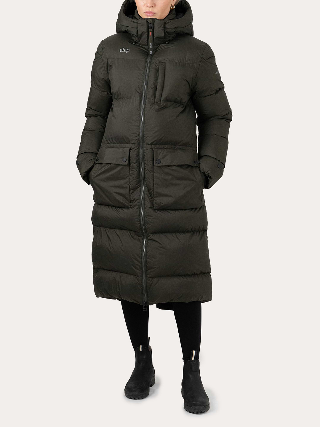 Arctic Puffer Coat Dark Green
