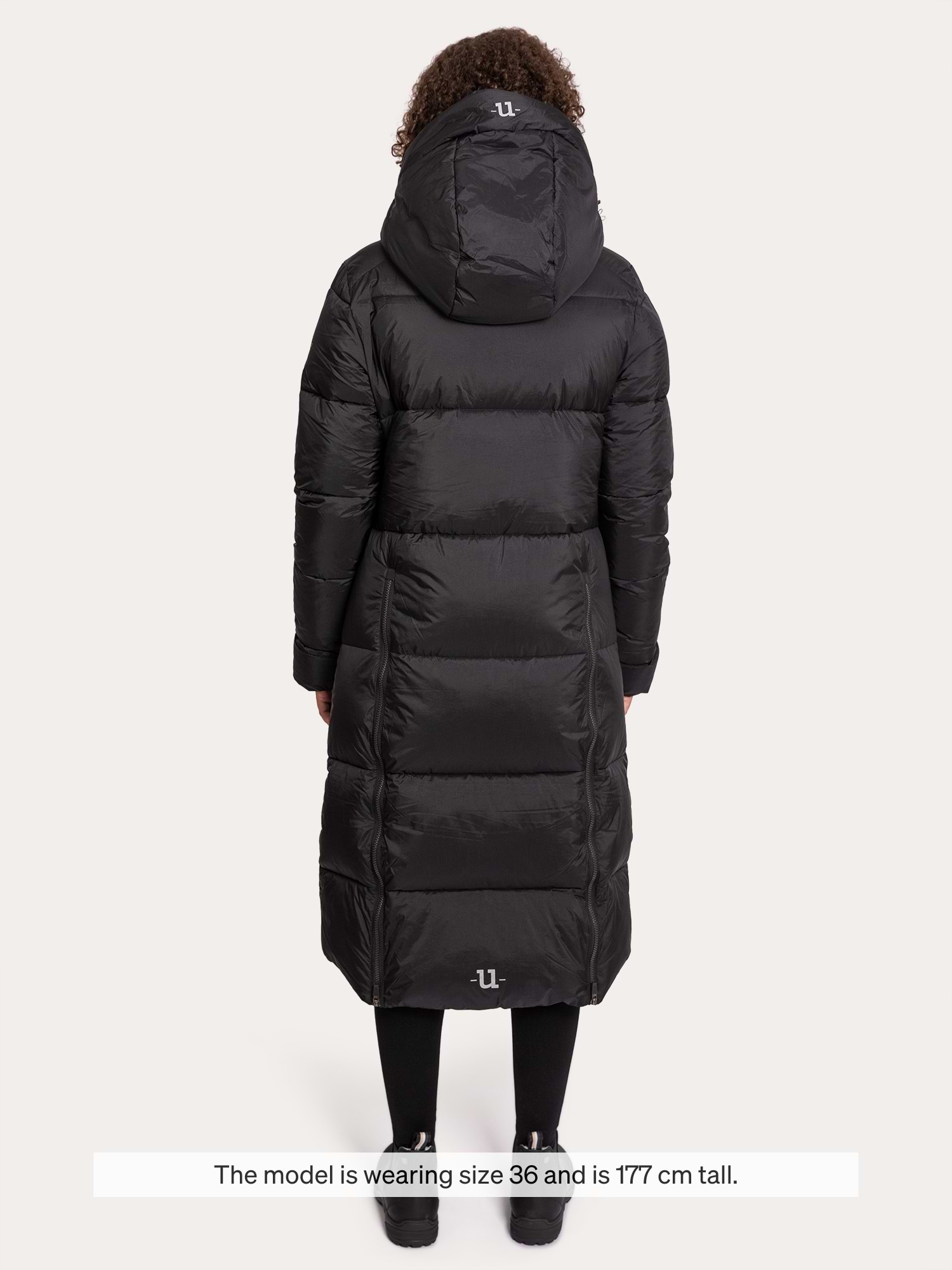 Arctic Puffer Coat Jet Black