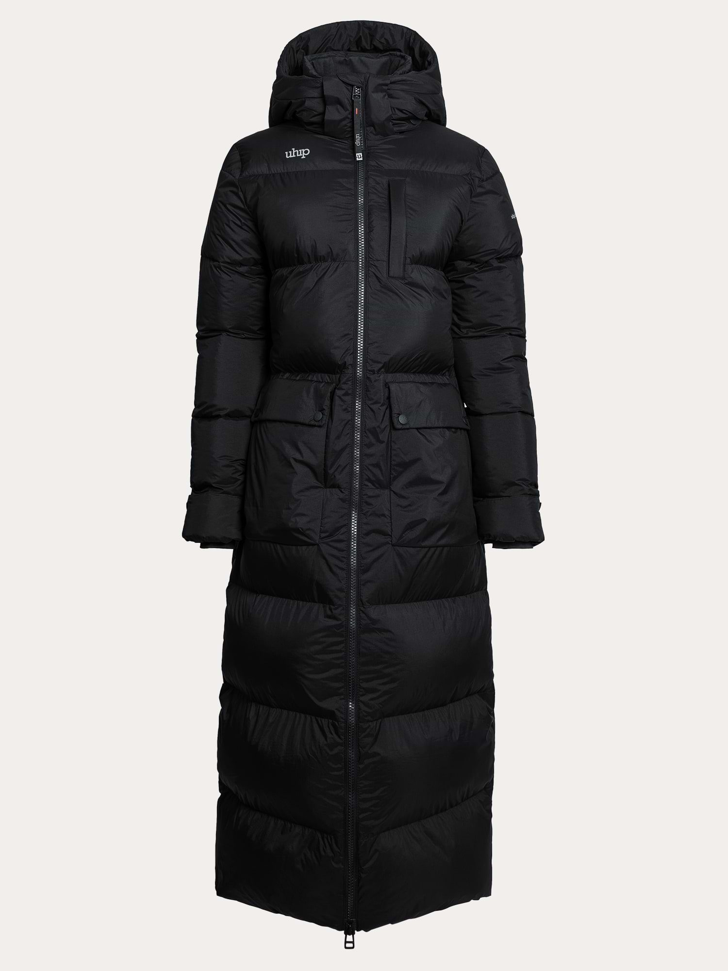 Extended Extended Placket Hood Coated Jacket. Placket Hood Coated 