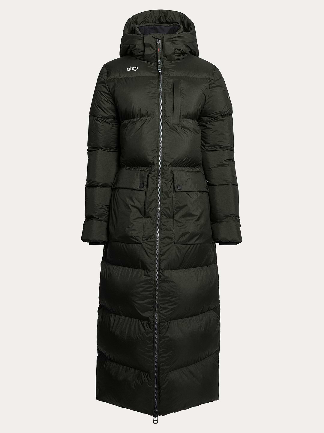 Arctic Puffer Coat Extended Dark Green