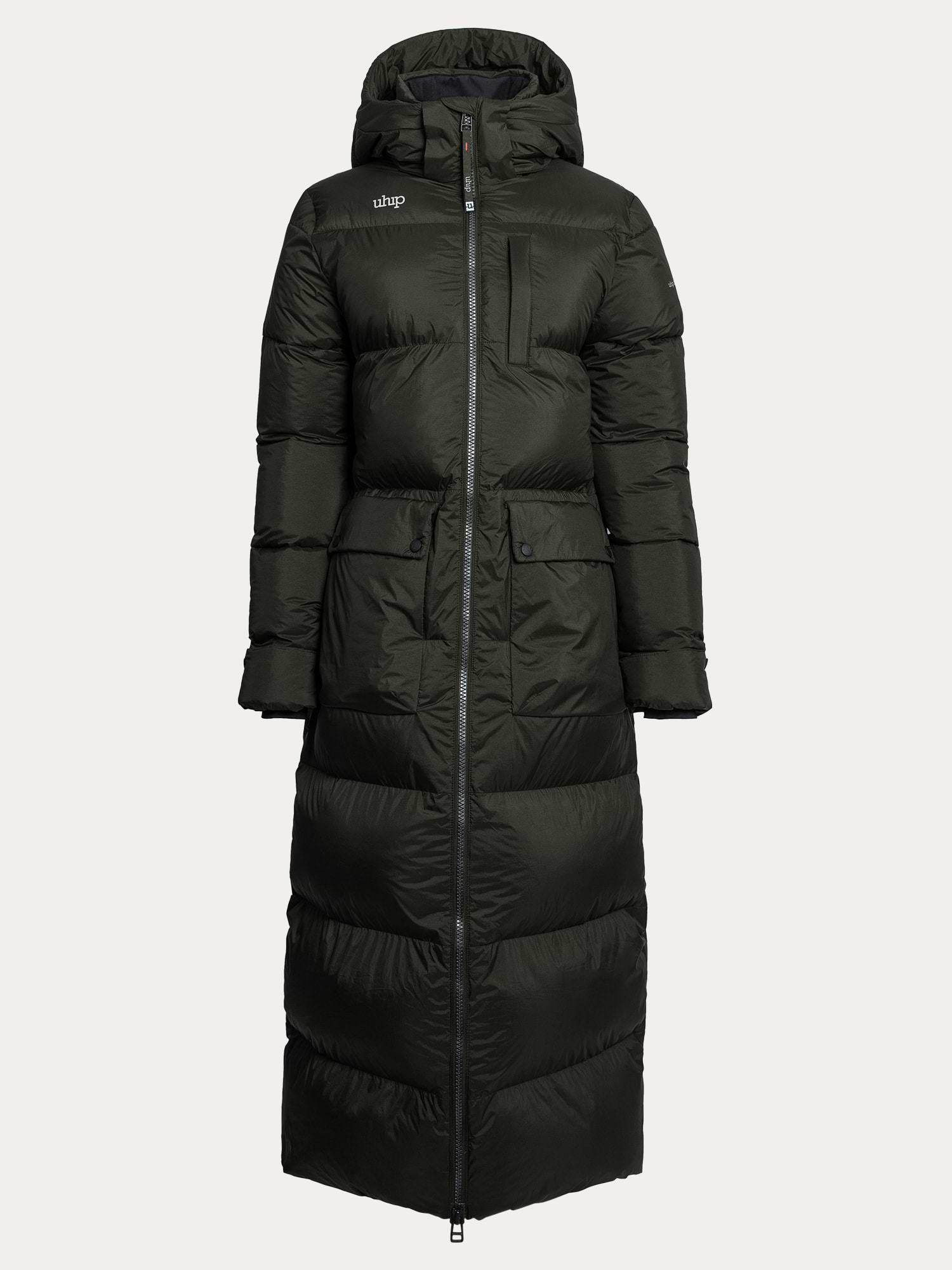 Arctic Puffer Coat Extended Dark Green