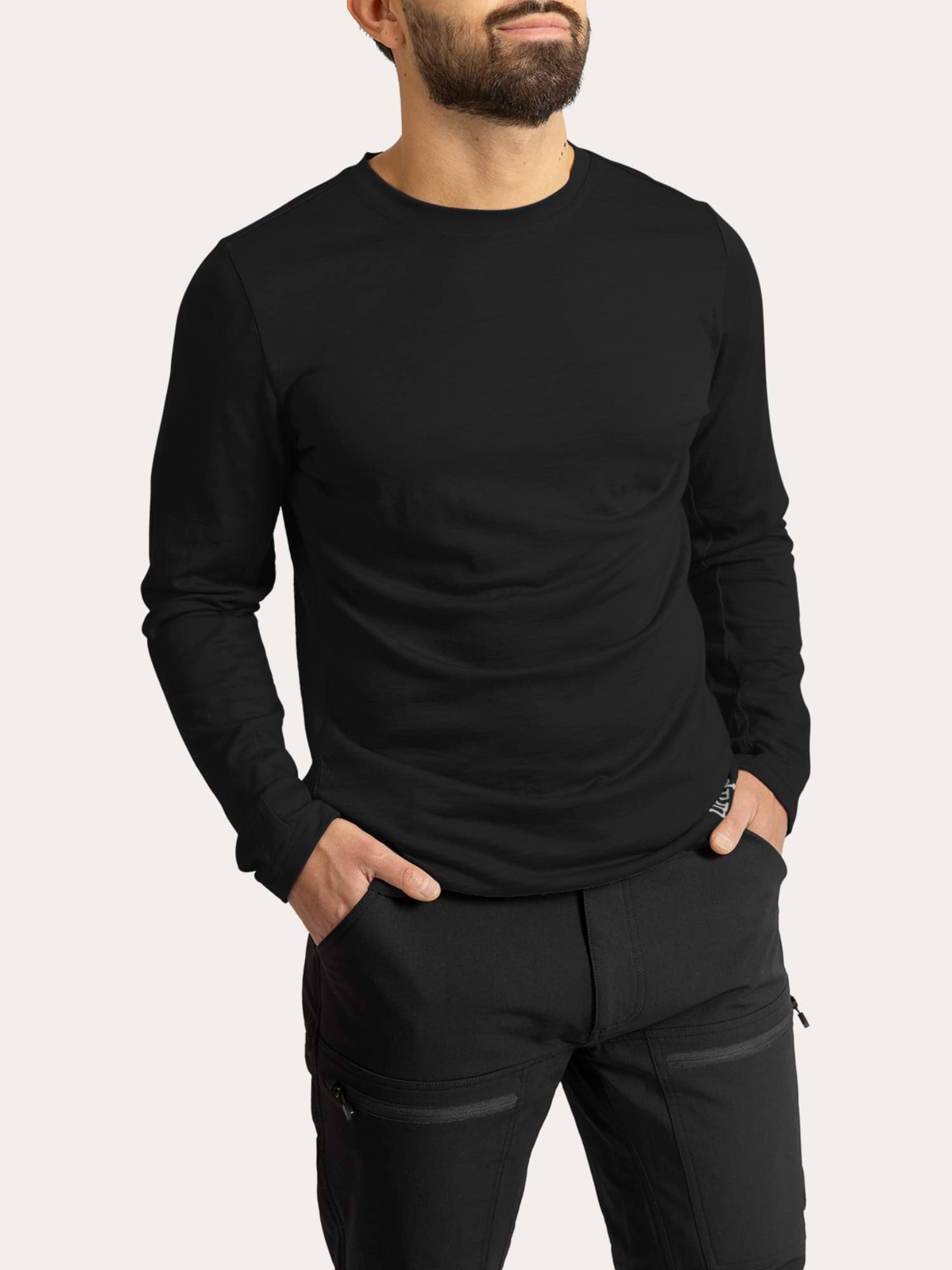 Merino Baselayer Jet Black
