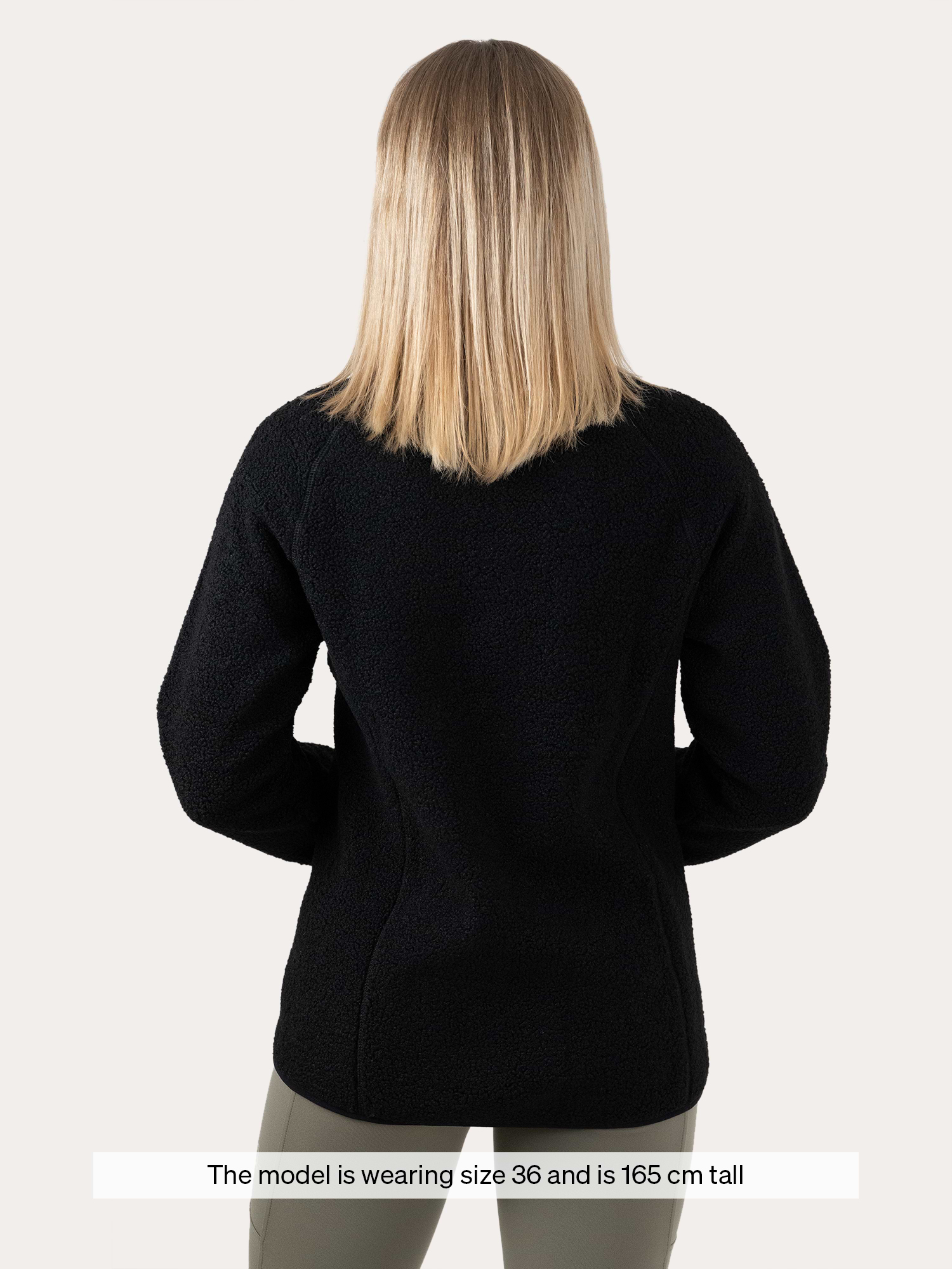 Cozy Pile Full Zip Jet Black