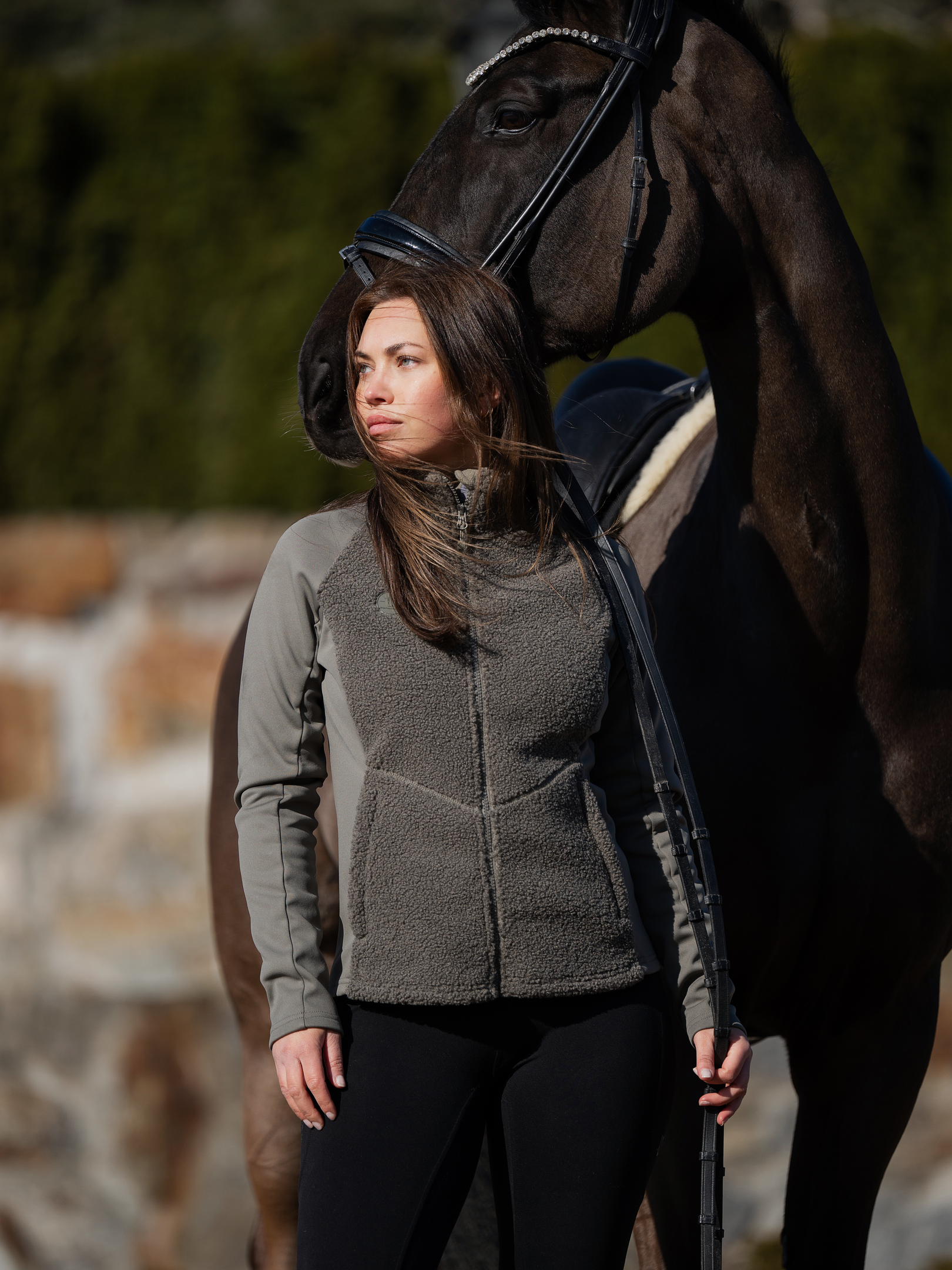 Cozy Pile Hybrid Jacket Smokey Olive