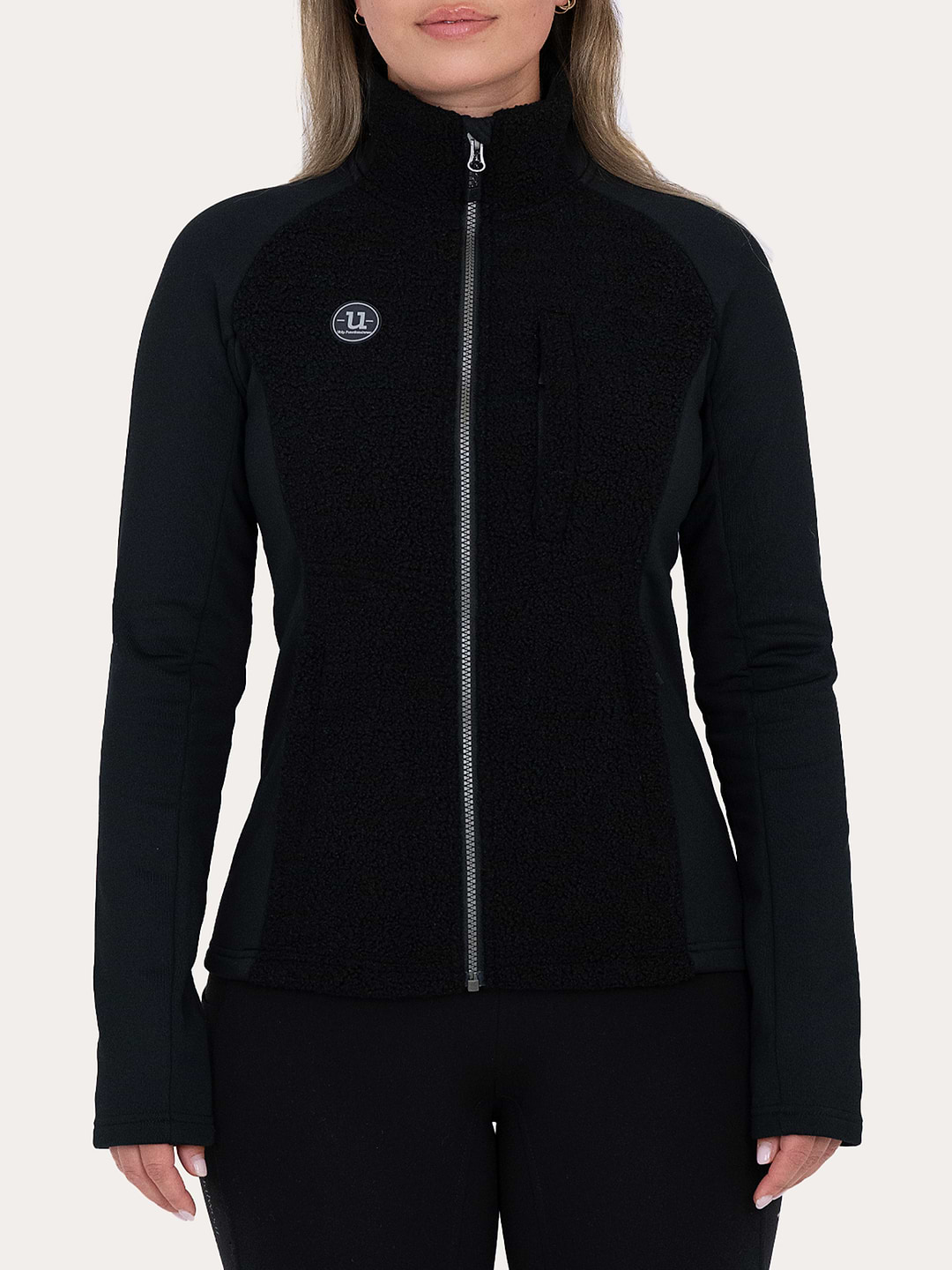 Cozy Pile Hybrid Jacket Jet Black